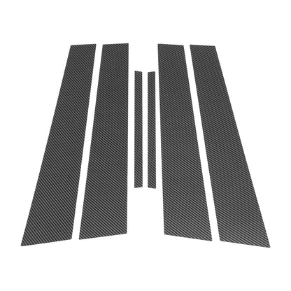 6 Pcs Carbon Fiber Pillar Window Trim for Dodge Charger (2011-2021)