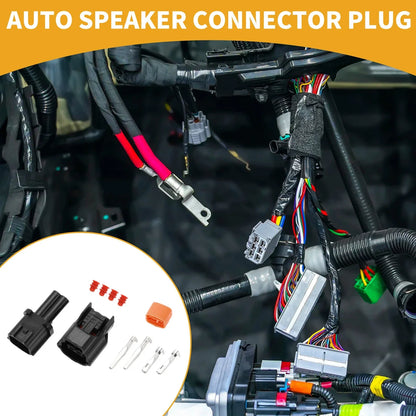 2 x Auto Speaker Connector Plugs for Hyundai (Compatible with Various Models)