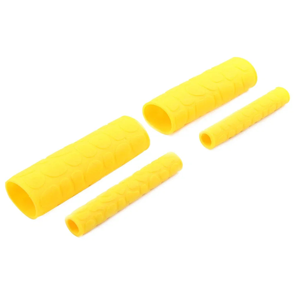 Soft Hand Grips for Dirt Bike Motorcycle Handlebar - Yellow