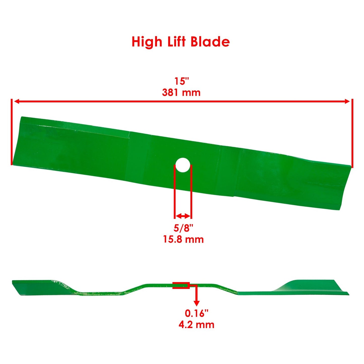 Deck High Lift Blade 42 Inch Replacement for Ariens Ikon X XL (2019–2020)