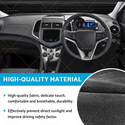 Dash Mat for Holden Barina TM Hatch & Sedan 2011-2016 Black