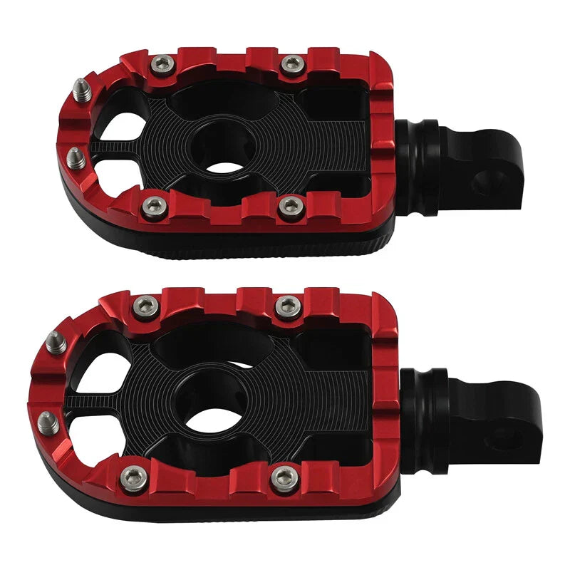 10mm Footpegs Footrests for Harley Touring Road Street Glide Softail