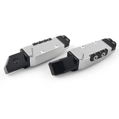 Silver Rear Passenger Foot Pegs for Honda CBR600RR CBR600 F4 F4i (2003-2012)