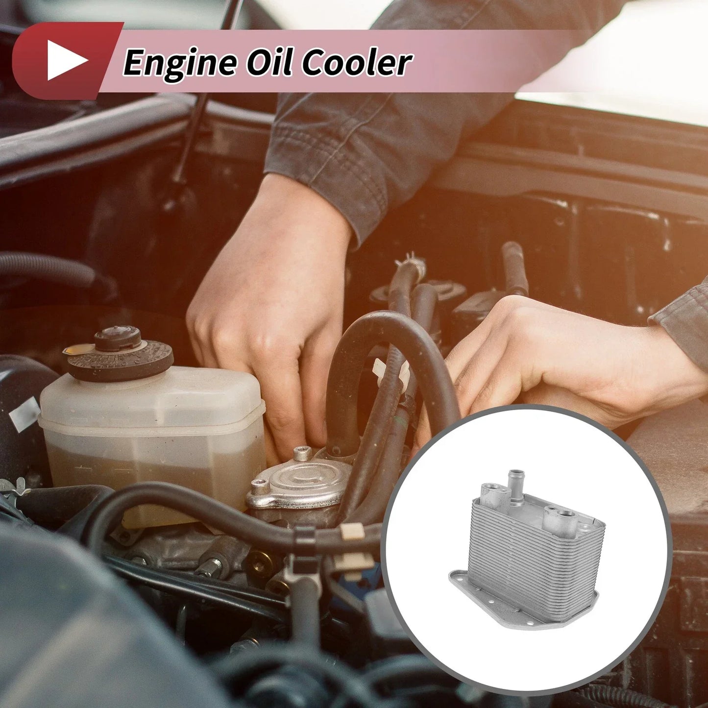 Engine Oil Cooler for Mercedes-Benz E-Class W210 E320 3.2L (1999-2002)