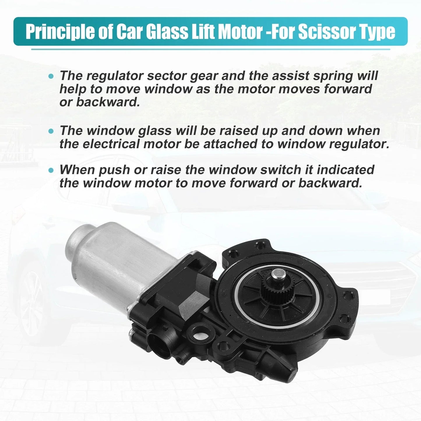 Front Right Power Window Regulator for Hyundai Elantra (2011-2016)