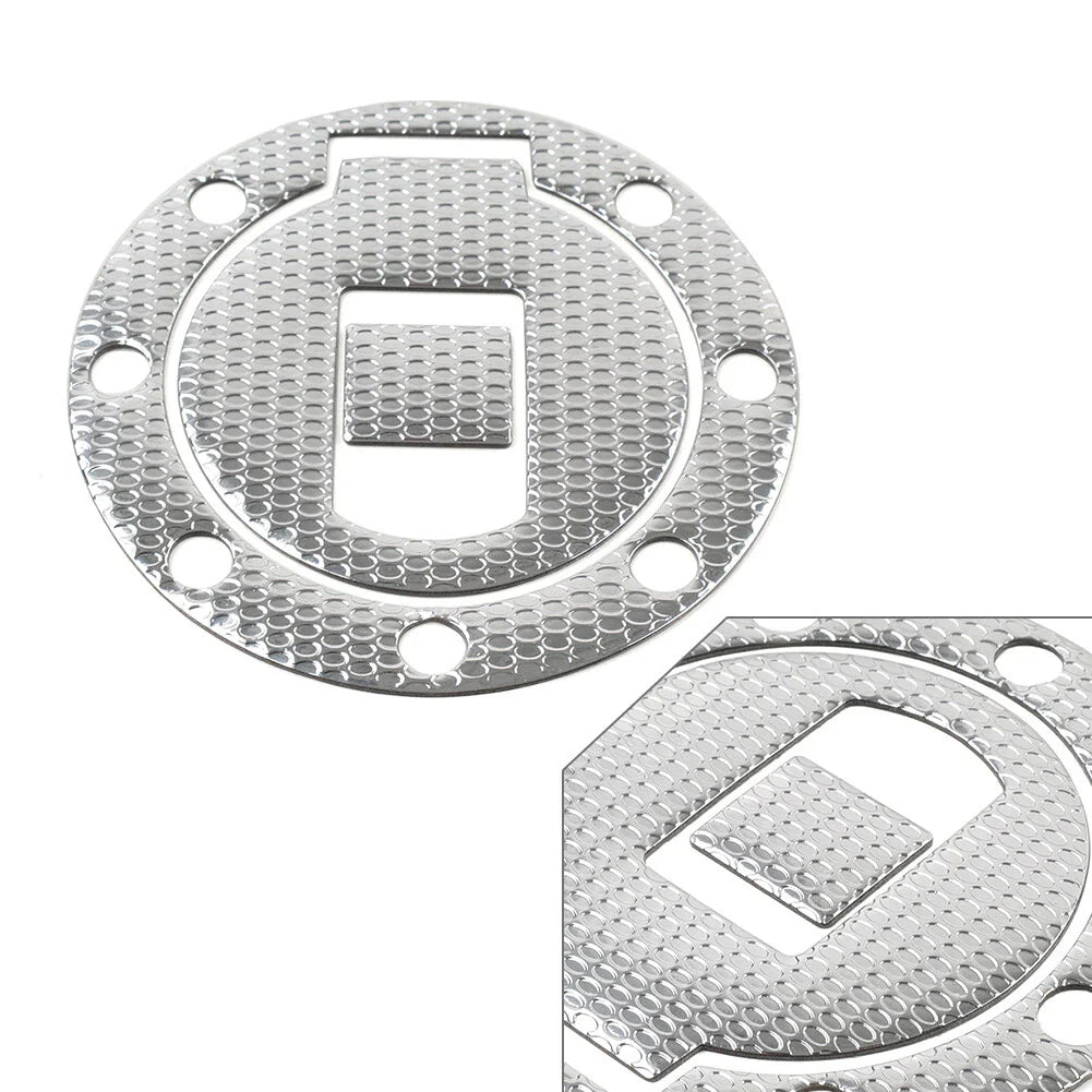 Silver Gas Tank Cap Cover Decal for Yamaha XJR400 1200 1300 (1994-2007)