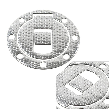 Silver Gas Tank Cap Cover Decal for Yamaha XJR400 1200 1300 (1994-2007)
