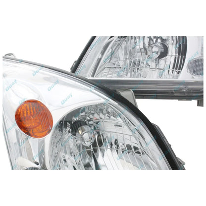 Chrome Headlights Pair for Toyota Landcruiser Prado 120 Series (2002-2009)
