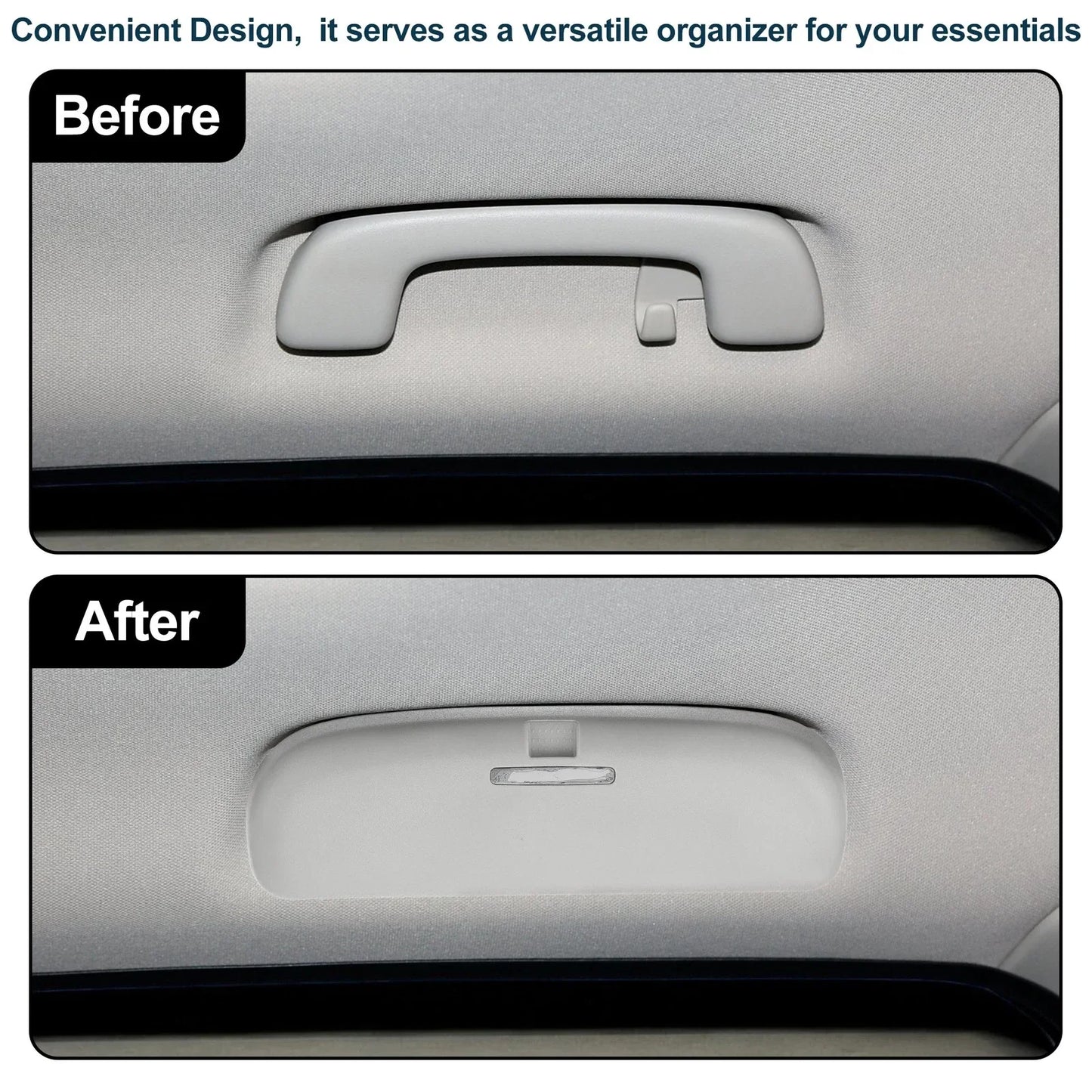 Sunglasses Case for BMW 1 Series F20 Eyeglasses Holder Storage Box Black