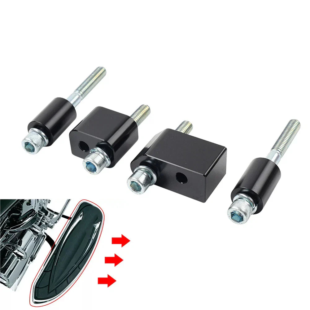 1 1/4" Driver Floorboard Extenders for Harley Road Street Glide (2006-2023)