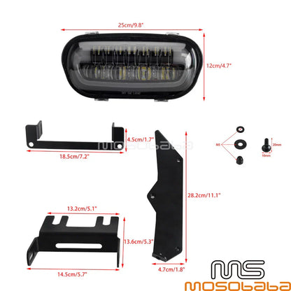 LED Headlight Windshield Fairing for Harley Softail Fat Bob FXFB (2018-2023)