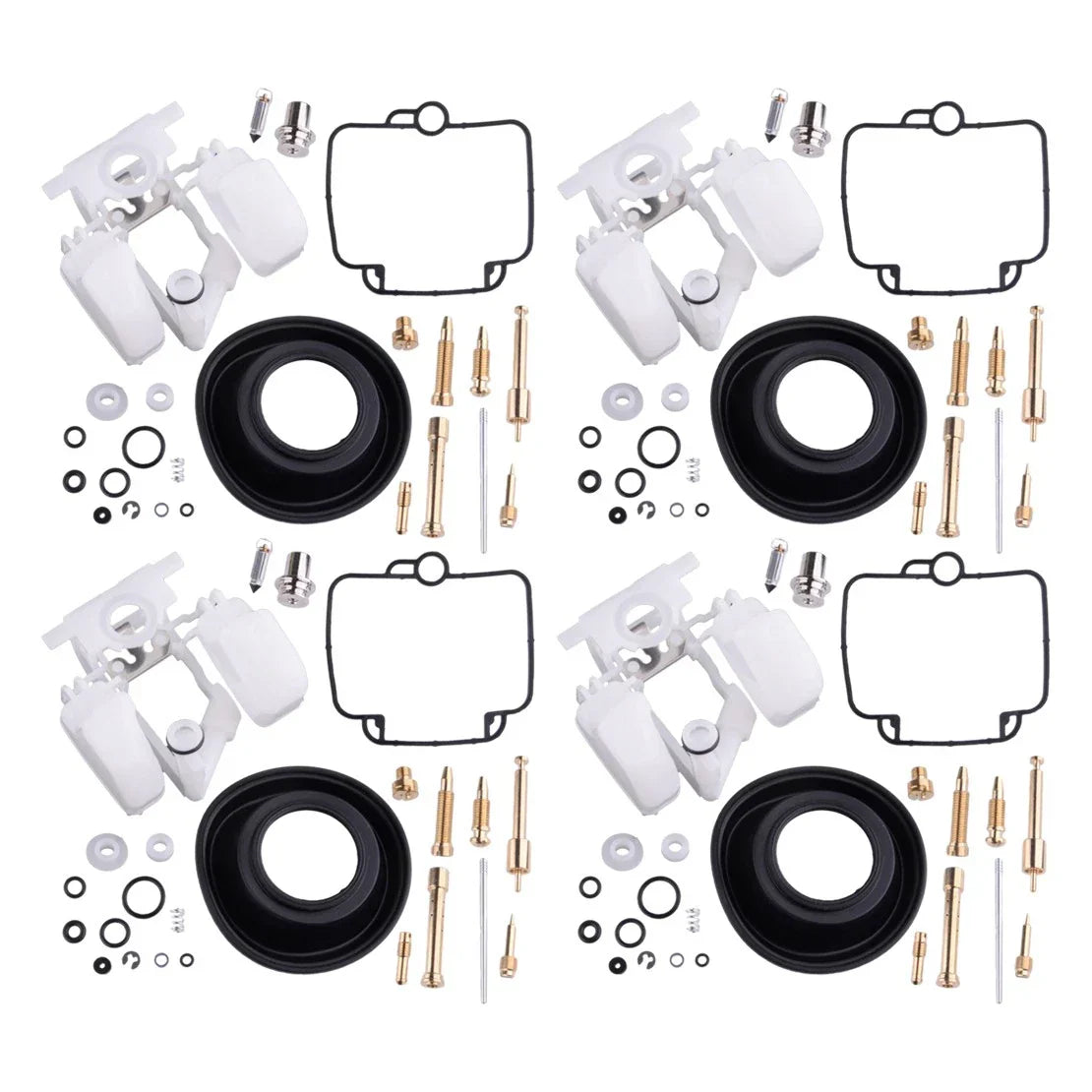 4 x Carburetor Repair Kit for BMW F650 (1993-2000) - Mikuni BST 33 Diaphragm