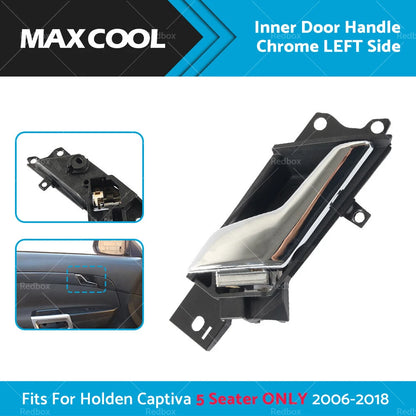 LH Inner Door Handle Chrome for Holden Captiva 5 Seater (2006-2018)