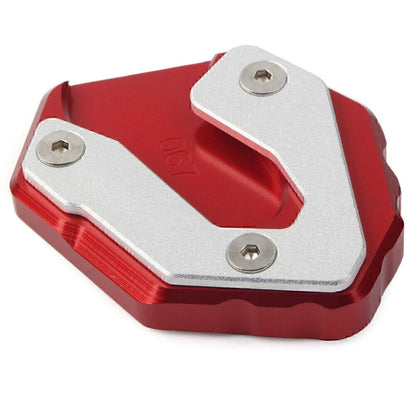 CNC Red Side Kickstand Extension Plate for Yamaha MT-09 Tracer XSR 900