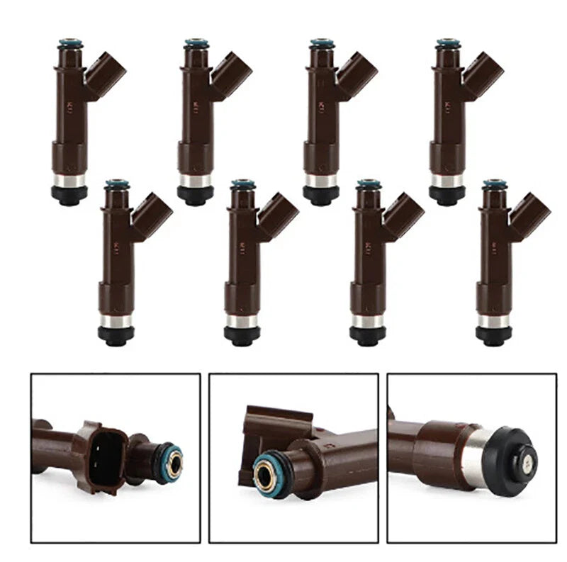 8 Pcs Fuel Injectors for Toyota Land Cruiser UZJ100 4.7L V8 (2005-2007)