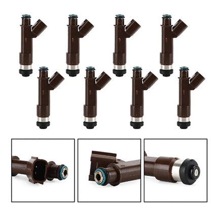 8 Pcs Fuel Injectors for Toyota Land Cruiser UZJ100 4.7L V8 (2005-2007)