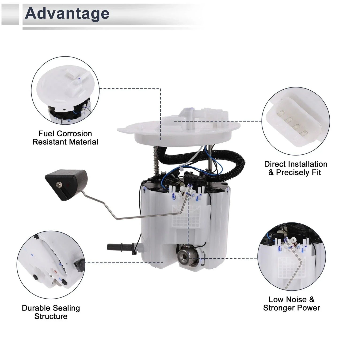Fuel Pump Assembly for Chevrolet Camaro V6 3.6L (2010-2015)