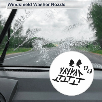 Windshield Washer Nozzle & 6 x Hose Connectors for GMC