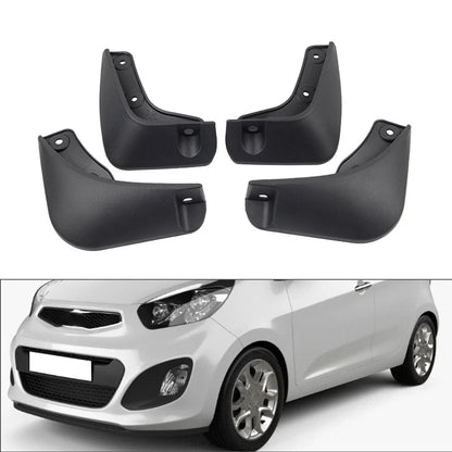 4pcs Front & Rear Mud Flaps Splash Guards for Kia Picanto (2011-2018)