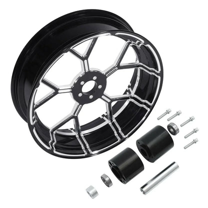 18x5.5 Rear Wheel Rim Hub Pulley Sprocket for Harley Road Glide (2009-2023)
