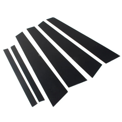 6 x Car Window Pillar Post Door Trim Covers for BMW 7 Series (2009-2015)