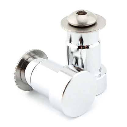 Chrome CNC Aluminum Motorcycle Mirror Hole Caps