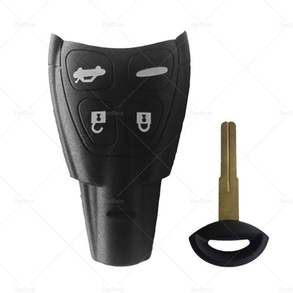 4 Button Remote Key Shell Case for SAAB 93 95 9-3 9-5 (2003-2011)