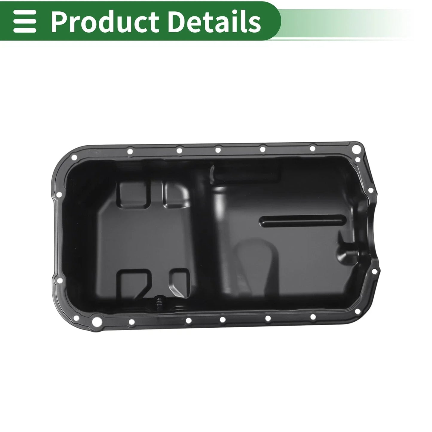 Engine Oil Pan for Honda Accord (1998-2002) - 1 x No.11200PAAA00 Iron Black