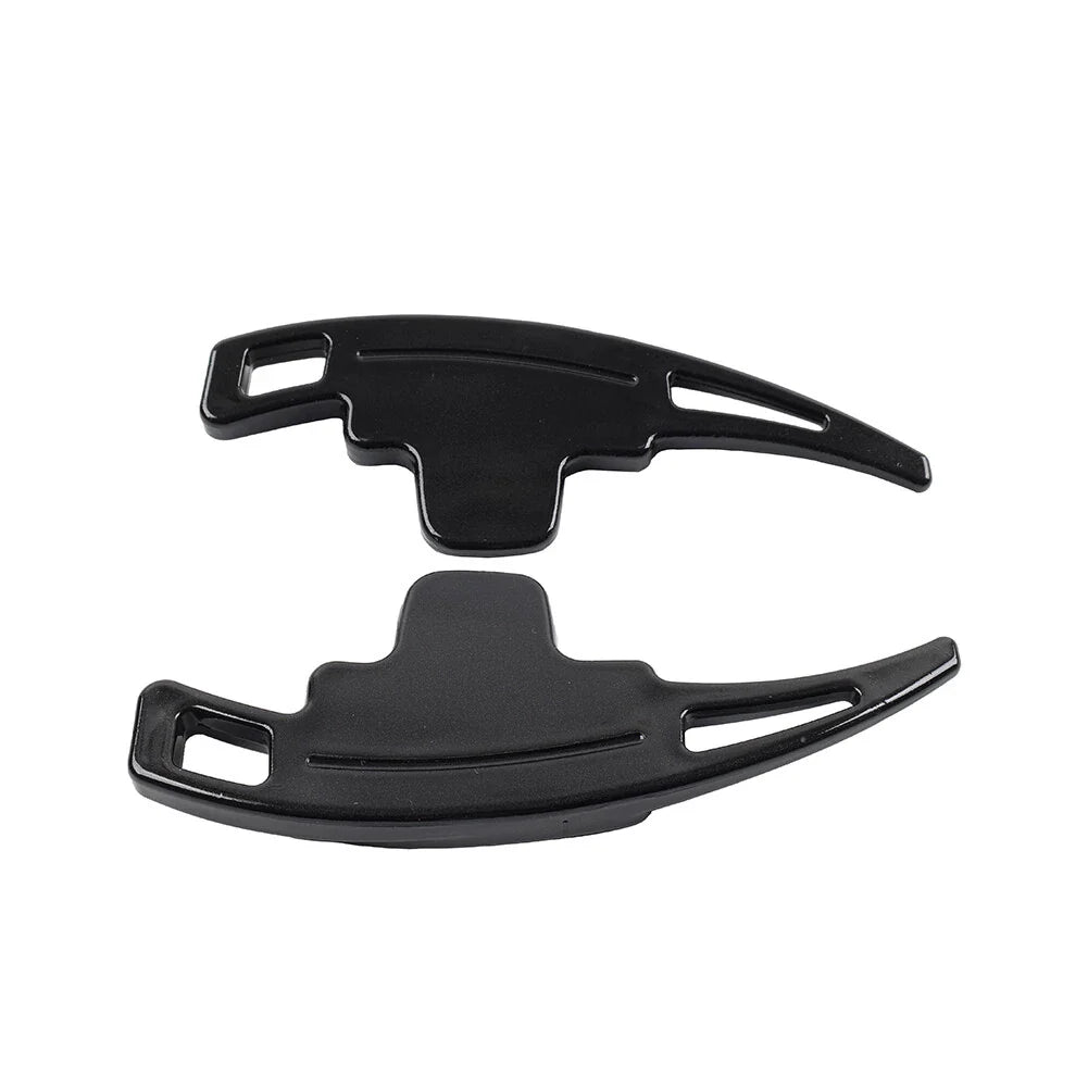 Black Steering Wheel Paddle Shifter Extensions for Benz A B C E M R S CLA CLS GLA