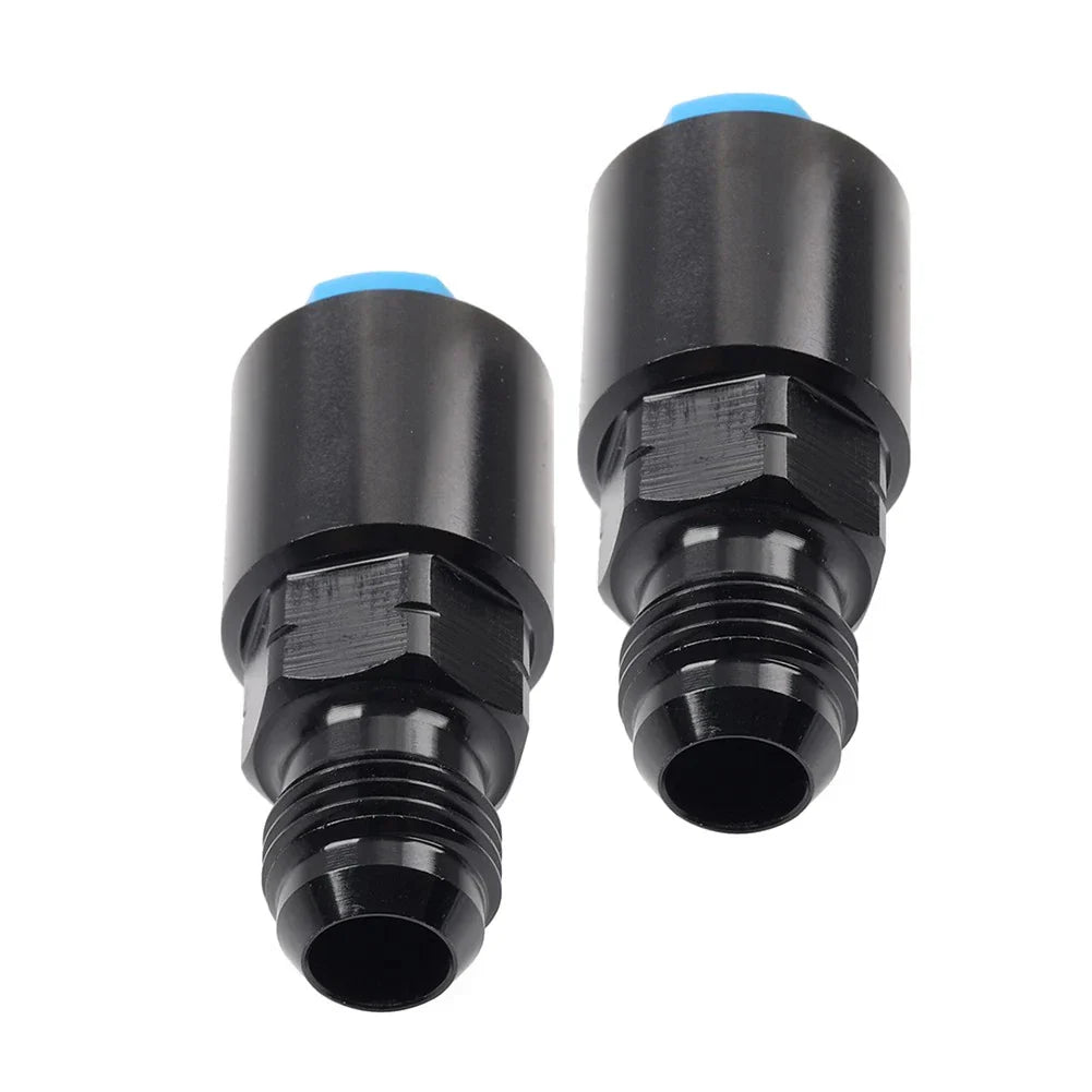 6AN Male to 5/16" Female Quick-Disconnect EFI Fuel Rail Fitting