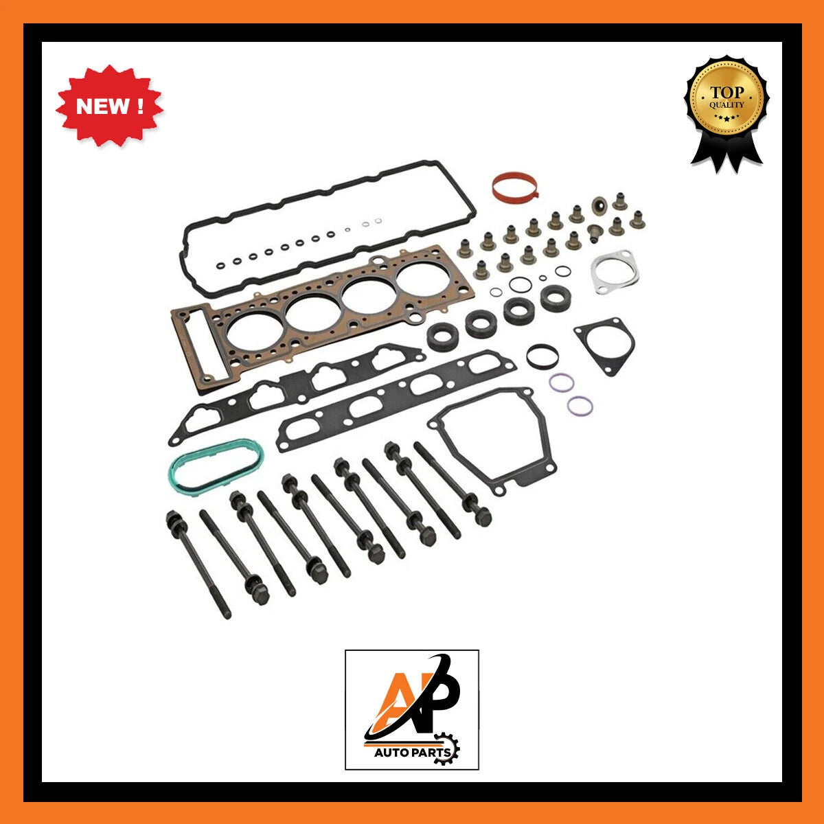 Head Gasket Set Replacement 0.65mm with Head Bolts for MINI R52 (2004–2006)