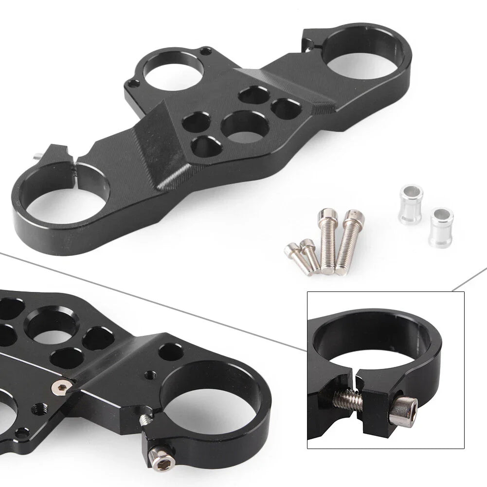 Triple Tree Front Upper Top Clamp for Honda CBR600RR (2005-2006) Black