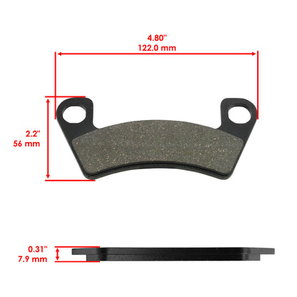 Brake Pads Replacement Front and Rear for John Deere (2005–2015)