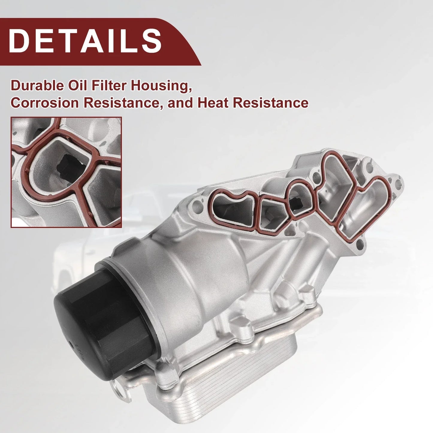 Engine Oil Cooler Filter Housing with Seals for Mercedes-Benz G550 (2009-2023)