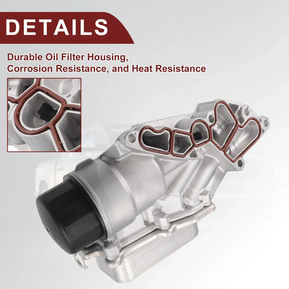 Engine Oil Cooler Filter Housing with Seals for Mercedes-Benz G550 (2009-2023)