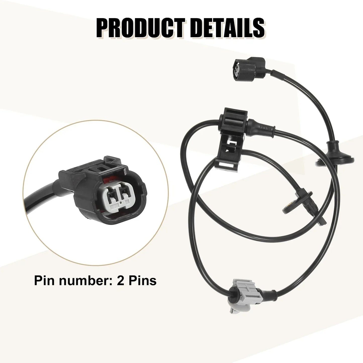 2 x Front Left Right ABS Sensors for Honda Odyssey (2011-2017)