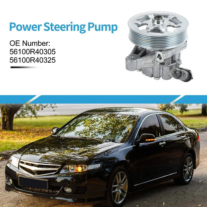Power Steering Pump with Pulley for Honda Accord 2008-2012 2.4L