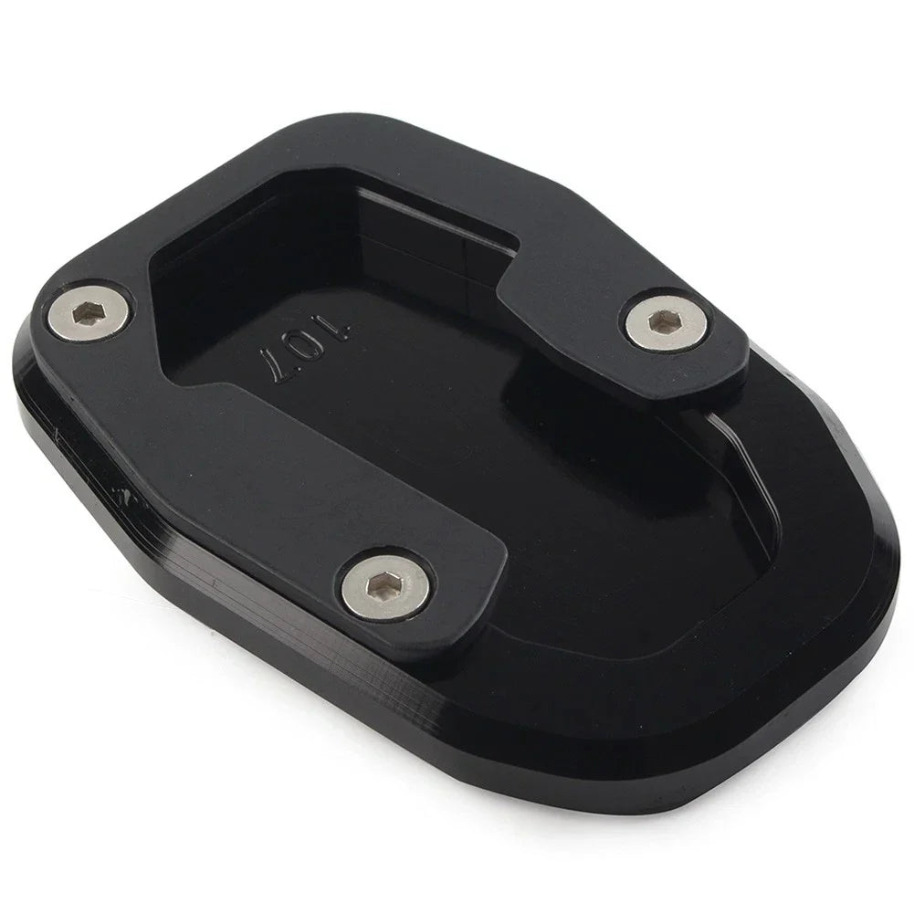 CNC Side Stand Enlarger Plate for Ducati Desert X 2022+ Aluminum Black