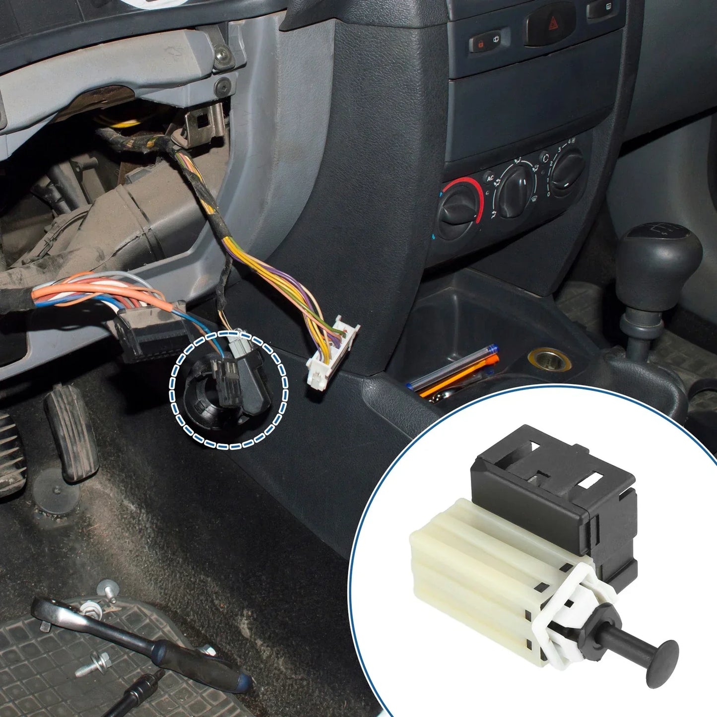 Stop Lamp Switch for Dodge Avenger 2013-2014 (2 x Stoplight Switches)