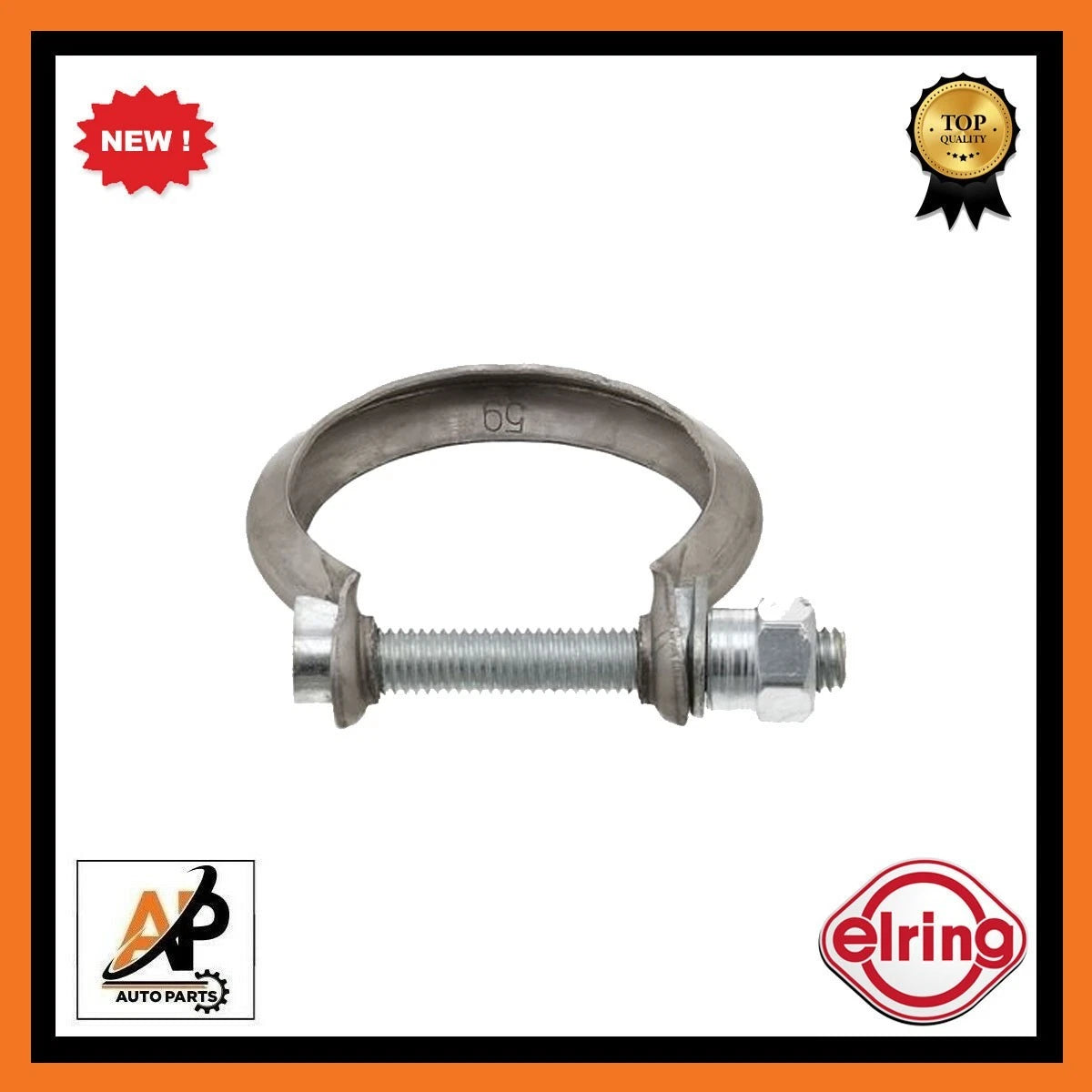Exhaust System Pipe Connector Replacement for Citroën  3 646 228 (2001–2008)