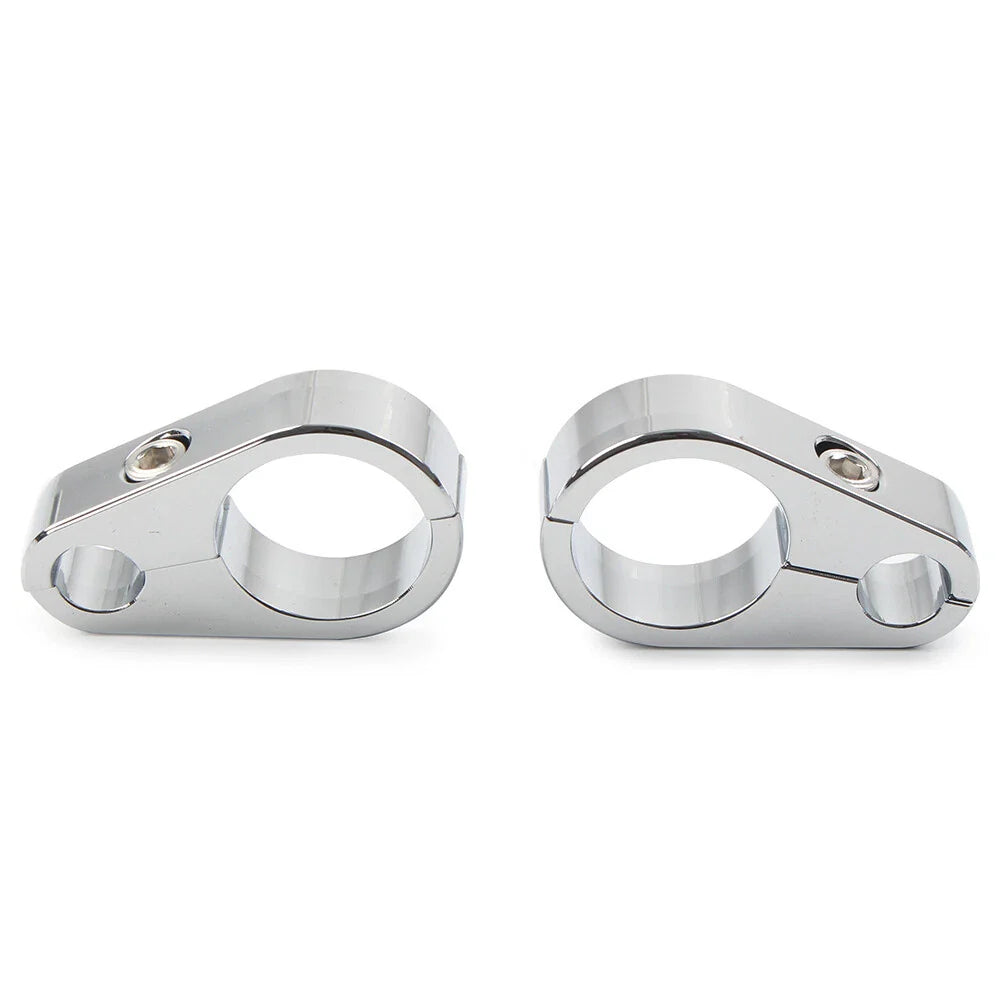 Motorcycle Brake Clutch Cable Wire Clamp Clip for Harley 1" Handlebar