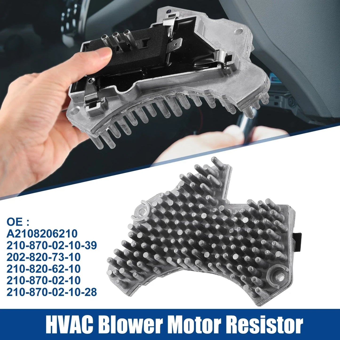 HVAC Blower Motor Resistor for Mercedes-Benz C 220 Base 2.2L L4 Gas (1996)