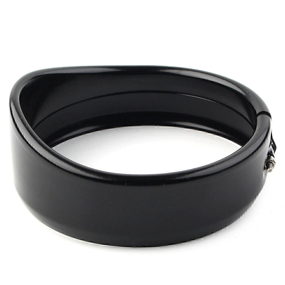 5.75" Headlight Trim Ring Visor for Harley Dyna Street Bob (1994-2020)