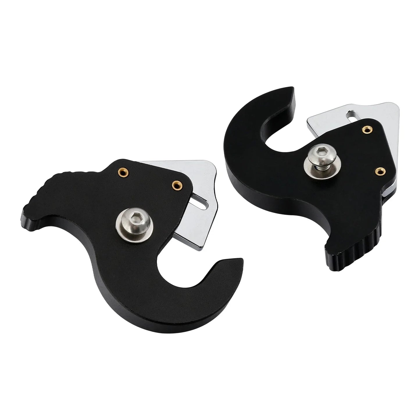 Sissy Bar Luggage Rack Docking Latch Clip Kit for Harley Touring FLHR Black