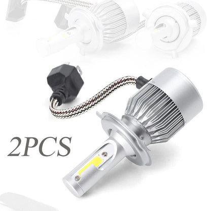 LED Headlight Bulbs Hi/Lo Beam Conversion Kit for Car H4