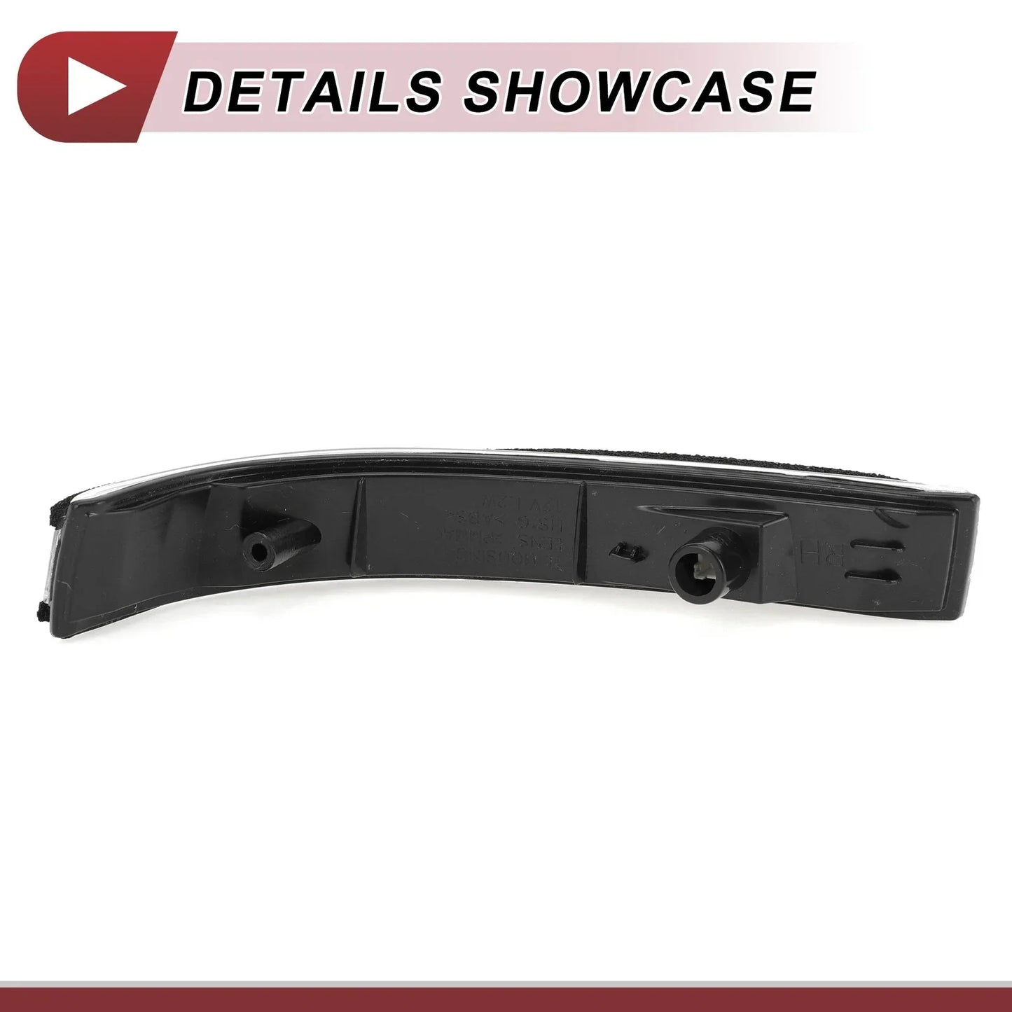 Right Mirror Turn Signal Light for Hyundai Tucson (2016-2023) Black Clear