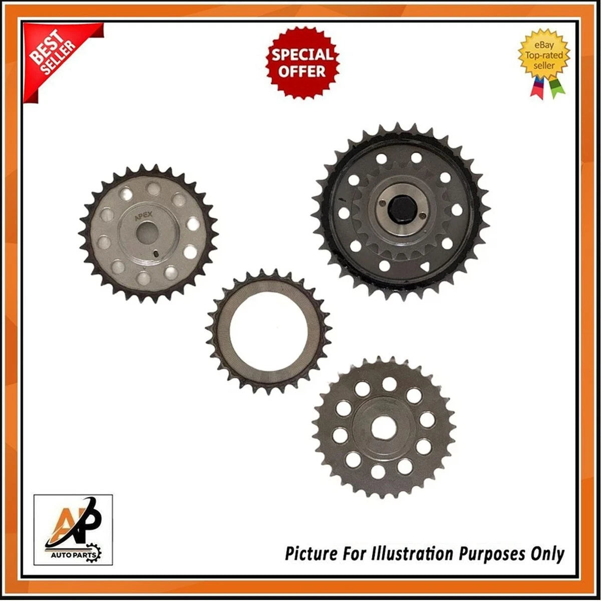 Engine Timing Chain Kit with Gears for Jaguar Land Rover 3.0 Diesel (2017–2020)