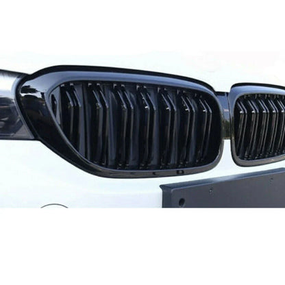 2 x Double Bridge Radiator Grille for BMW 5 Series G30 G31 (2017-2019)