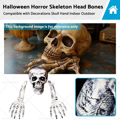 Halloween Skeleton Head Bones Decorations for Indoor Outdoor Use