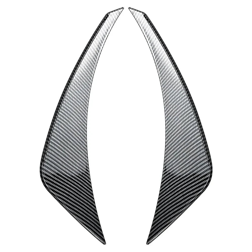 Carbon Black Front Bumper Side Air Vent Spoiler Trim for Mazda MX-5 Miata (16-25)